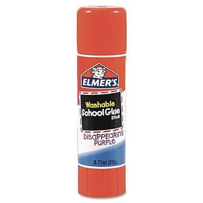 Elmer's - E524 Washable School Glue Stick, 0.77 Ounces, Disappearing Purple - 023136