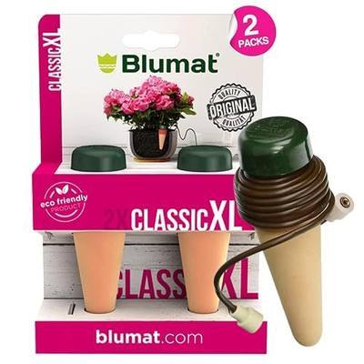 Blumat Plant Watering Devices | Classic XL Self Watering Planter Insert | Automatic Drip Plant Watering Stakes for Pots | Prevents Overwatering and Underwatering for Healthy Growth | 2 Pack
