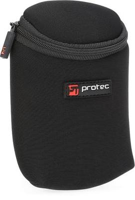 Protec Trumpet/Small Brass Multiple (3-Piece) Neoprene Mouthpiece Pouch with Zipper Closure - Black, Model N219