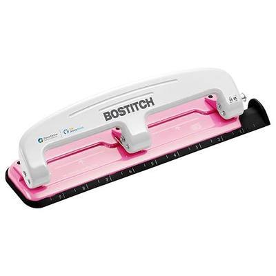 PaperPro inCOURAGE 12 Reduced Effort 3-Hole Punch, 12 Sheets, Pink (2188)