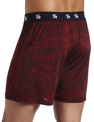 Stacy Adams Men's Big Tonal Camo Boxer Short, Red, 3X-Large