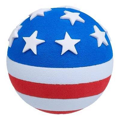 USA Patriotic American Flag Car Decor Antenna Ball Topper Auto Accessory - Fits Thin Style Antenna