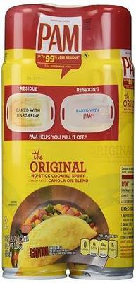 PAM No-Stick Cooking Spray Cans, 16 Ounce, 2 Pack