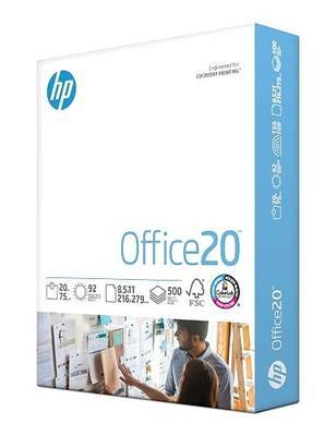 HP Printer Paper | 8.5 x 11 Paper | Office 20 lb | 1 Ream - 500 Sheets | 92 Bright | Made in USA - FSC Certified | 172160R