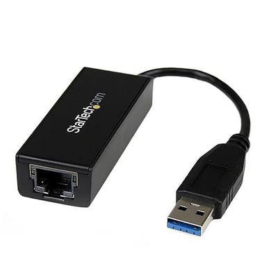 StarTech USB 3.0 to Gigabit Ethernet Adapter, USB to RJ45, TAA (USB31000S) | USB 3.0 to 10/100/1000 Gigabit Ethernet LAN Adapter