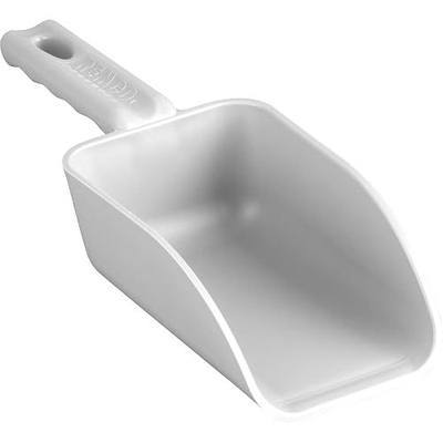 Vikan Remco 63005 Color-Coded Plastic Hand Scoop - BPA-Free Food-Safe Kitchen Utensils, Restaurant and Food Service Supplies, 16 oz, White