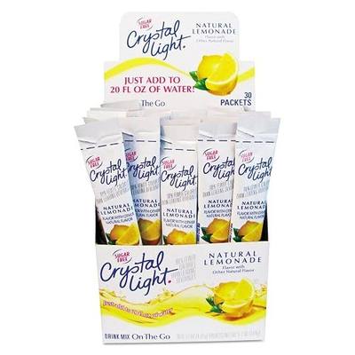 Crystal Light Products Crystal Light-Flavored Drink Mix, Lemonade, 30- 0.17 oz Packets beverage, PACK OF 1