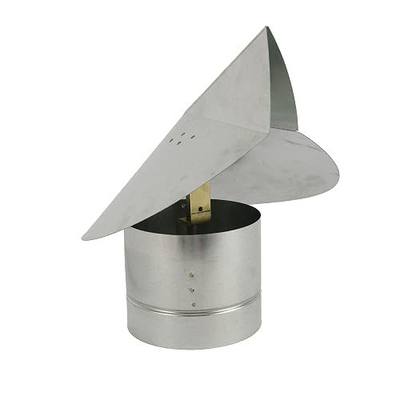 FAMCO Wind Directional Chimney Cap (Galvanized Steel, 10 Inch)