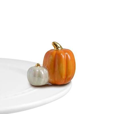 Nora Fleming Hand-Painted Mini: Pumpkin Spice (Double Pumpkin) A02