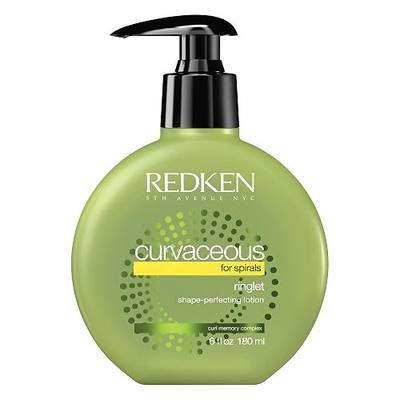Redken Curvaceous Ringlet Shape Perfecting Lotion | For Curly Hair | Anti-Frizz | Curl Defining Hair Lotion | 6 Fl Ounce