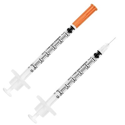 UltiCare VetRx U-100 Pet Insulin Syringes, Comfortable & Accurate Dosing of Insulin for Pets, Compatible w/Any U-100 Strength Insulin, Size: 3/10cc, 31G x 5/16’’, w/Half Unit Markings, 60 ct Box