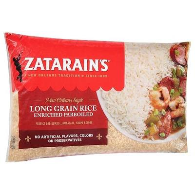 Zatarain's Enriched Parboiled Long Grain Rice, 10 lb