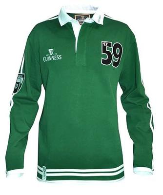 Official Guinness Merchandise Classic Label Rugby Jersey