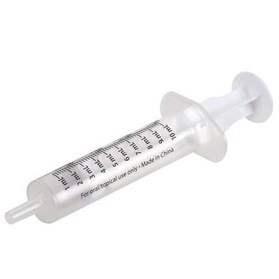 Acu-Life Oral Syringe, Accurate Dosing, 10 ml, Medical-Grade, BPA Free | Oral Dosage Syringe & Dispenser for Babies and Kids, Transparent, Easy to Use And Reusable, 2 TSP (10 ml) Capacity, BPA Free