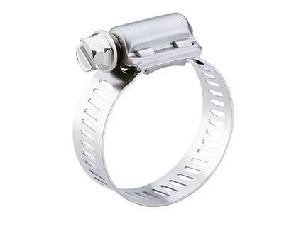 Breeze - 64032H Power-Seal Stainless Steel Hose Clamp, Worm-Drive, SAE Size 32, 1-9/16" to 2-1/2" Diameter Range, 1/2" Band Width (Pack of 10)