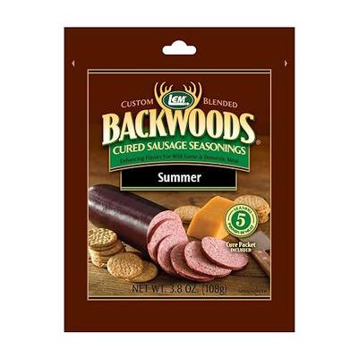 LEM Backwoods Cured Sausage Seasoning with Cure Packet, Summer Sausage