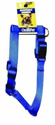 Kwik Klip Adjustable Nylon Pet Harness, Blue, Small