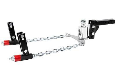 Andersen Hitches Weight Distribution Hitch 2 Inch Shank 4 Inch Drop 2-5/16 Inch Ball 14K GTWR 4-3/8 Inch Brackets Anti-Sway