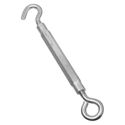 National Hardware N221-903 2172BC Hook and Eye Turnbuckle in Zinc plated, 1/2" x 17"