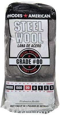 HOMAX PRODUCTS 10121100 Number 00 Steel Wool Pad, 12-Pack , Gray