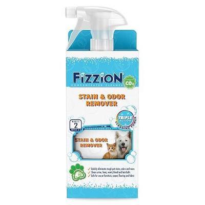 Fizzion Pet Stain and Odor Remover 23 ounce Empty Spray Bottle with 2 Refills