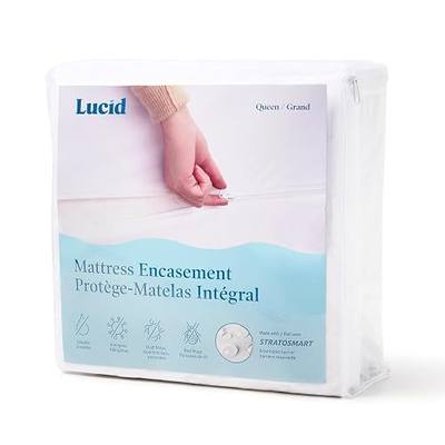 Lucid® Zippered Mattress Encasement – Waterproof Protector – Twin XL