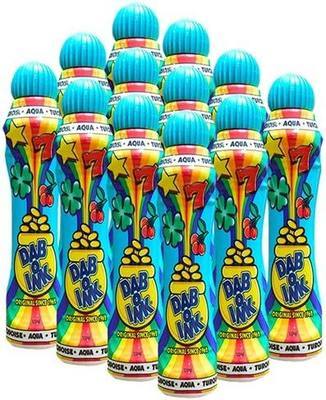 Dab-O-Ink One Dozen 4oz Aqua Bingo Dauber