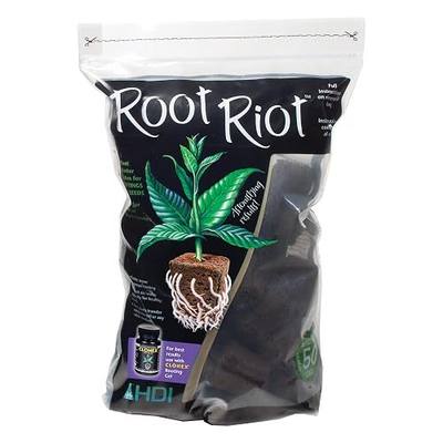 Root Riot Plant Starter Cubes Made from Sphagnum Peat Moss. Ideal for Cuttings and Seeds, Designed to Support Robust Root Development - 50 Cubes