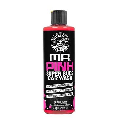 Chemical Guys, Mr. Pink pH-Balanced Car Wash Soap for Foam Cannons, 16 oz | Thick foaming suds lift dirt and grime in foam cannons, blasters or buckets, gentle on wax, sealant and ceramic