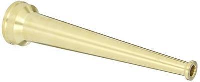 Dixon Valve BN15F Brass Fire Equipment, Plain Hose Nozzle, 1-1/2" NST (NH), 10" Length, 1/2" Orifice