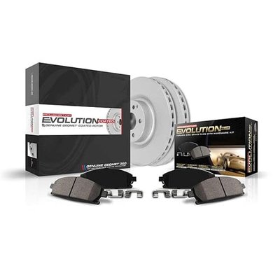 PowerStop Front Brake Kit for Lexus ES300h 2013-18 |ES350 2007-18 |Toyota Avalon 2008-18 |Camry 2007-17 - Z17 Ceramic Brake Pads & Disc Rotors Replacement, KOE3053
