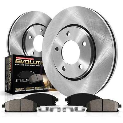 PowerStop Rear Brake Kit for Acura MDX 2007-13 |ZDX 2010-13 |Honda Odyssey 2011-17 |Pilot 2009-11 - Z17 Ceramic Brake Pads & Disc Rotors Replacement, KOE4685