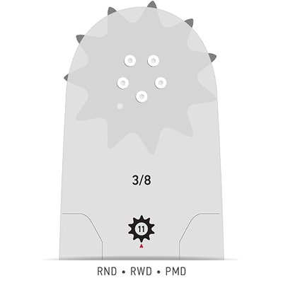 Oregon 200RNDD176 .050" Gauge 3/8" Pitch 20" Power Match Bar