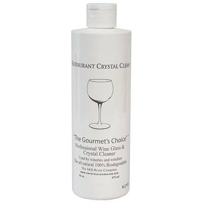 Professional Wine Glass Cleaner and Crystal Cleaning Liquid -16 oz.