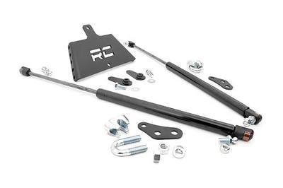 Rough Country Hydraulic Hood Assist for 1997-2006 Jeep Wrangler TJ - 1151,Black