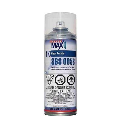 Spray Max Aerosol, 1k Clear Acrylic 368-0058, 11.3oz