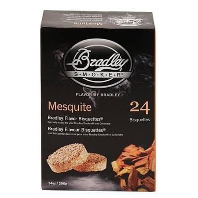 Bradley Smoker BTMQ24 BTMQ24-Flavor Bisquetttes-Mesquite 24Pk