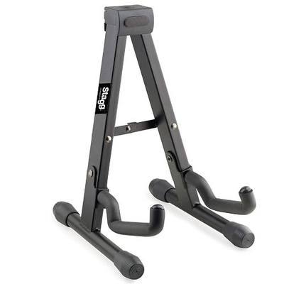 Stagg SUVM-A100BK Foldable "A" Stand for Ukuleles, Mandolins and Violins | Steel Construction