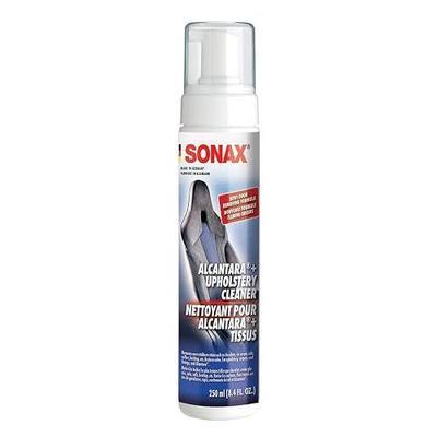 SONAX Upholstery & Alcantara Cleaner Foam | Interior Cleaner for Synthetic Suede, Fabric Seats, Carpet, Door Panels, Headliners & Trim | Removes Dirt, Oils, Stains & Grime Build-Up | 8.45 oz | 250 ml