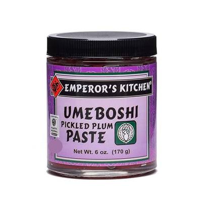 Emperor's Kitchen Umeboshi Pickled Plum Paste, Traditional Japanese Ume Plum Paste, 6 oz Jar
