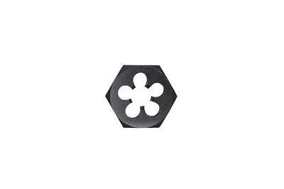 Century Drill & Tool 95624 Metric Hexagon Die, 16 X 1.50 | 1-1/2" across flats, external thread cutting, thread restoration