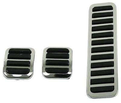 Custom Pedal Covers 3 Piece, Fits Stock VW Pedal Systems, Compatible with Dune Buggy