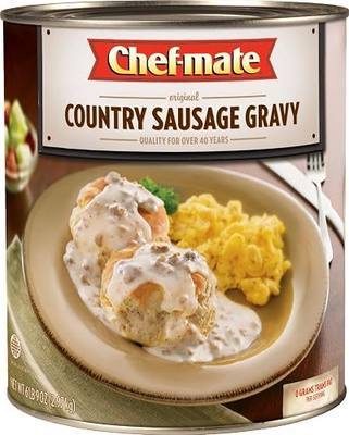 Chef-mate Country Sausage Gravy, 105 Ounce (Pack of 4)