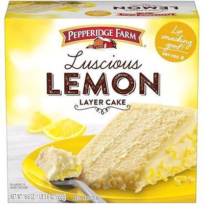 Pepperidge Farm Frozen Lemon Layer Cake, 19.6 oz. Box