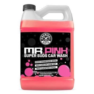 Chemical Guys, Mr. Pink pH-Balanced Car Wash Soap for Foam Cannons, 128 oz | Thick foaming suds lift dirt and grime in foam cannons, blasters or buckets, gentle on wax, sealant and ceramic