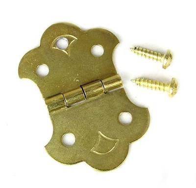 Cigar Box Guitar Brass Hinge Tailpiece for 3-String CBGs
