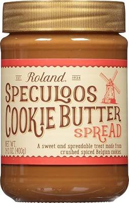 Roland Foods Speculoos Cookie Butter Spread, Specialty Imported Food, 14.1-Ounce Jar, Packaging May Vary