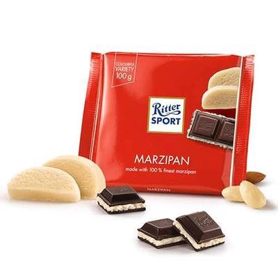 Ritter Sport Marzipan 100 g (Pack of 8)