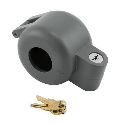 Prime-Line S 4180 Door Knob Lock-Out Device, Gray, Single Pack