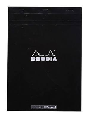 Rhodia Head Stapled Pad, No18 A4, Dot - Black ("8 1/4"" x 11 3/4""") (18559C)